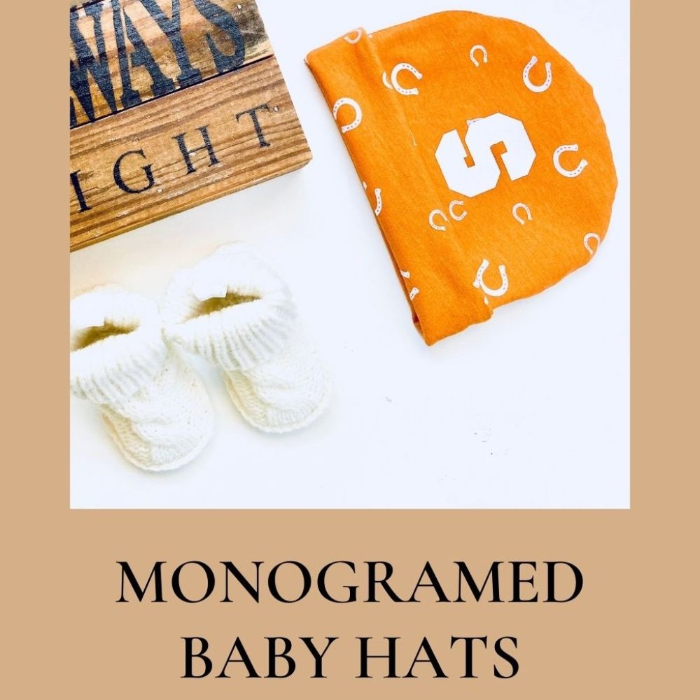 Personalized baby hat, custom baby hat, custom baby beanie, monogramed baby hat